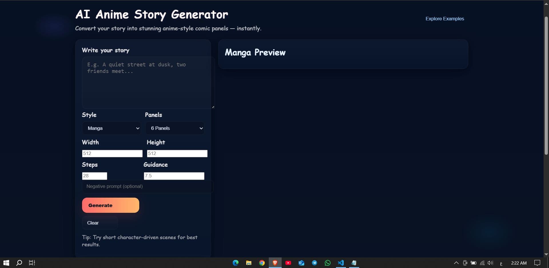 AI Anime Story Generator