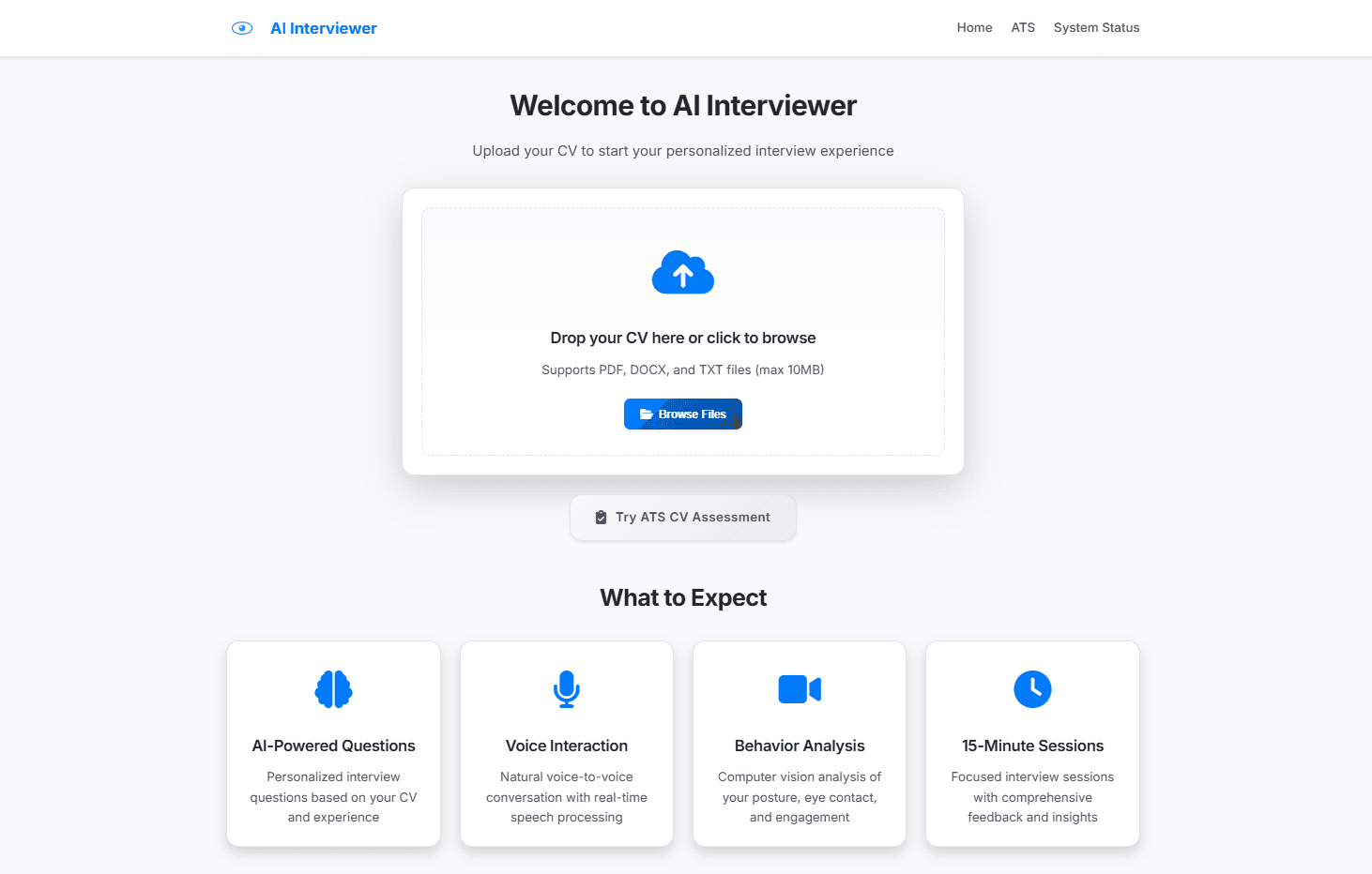 AI Interviewer System