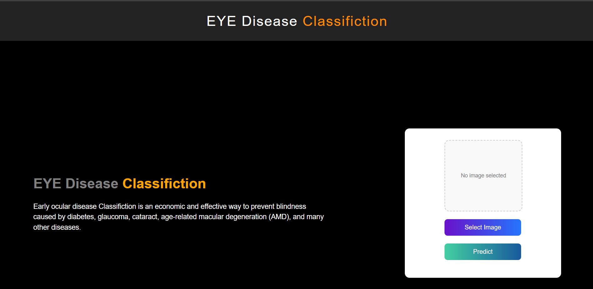 Eye Disease Detection — Computer Vision